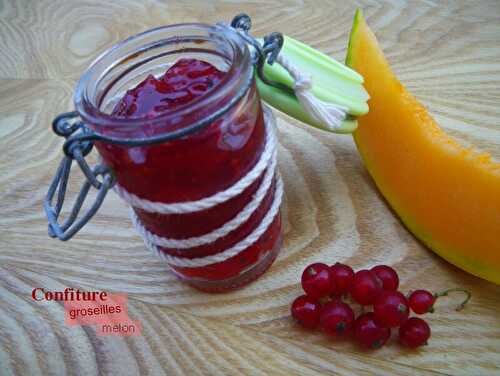 Confiture de groseilles et melon