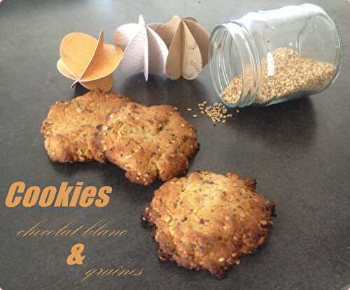 Cookies au chocolat et aux graines