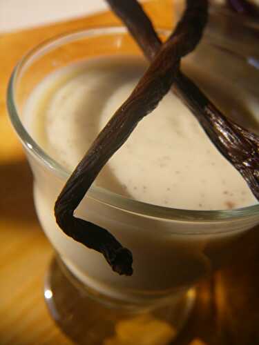 Crème à la vanille façon danette