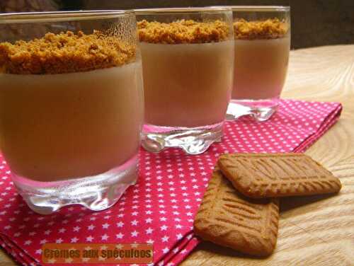 Crèmes aux speculoos