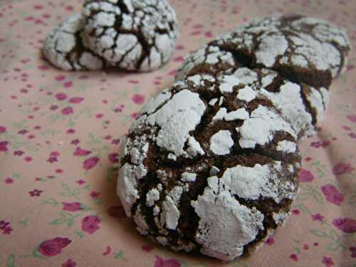 Crinckles au chocolat noir