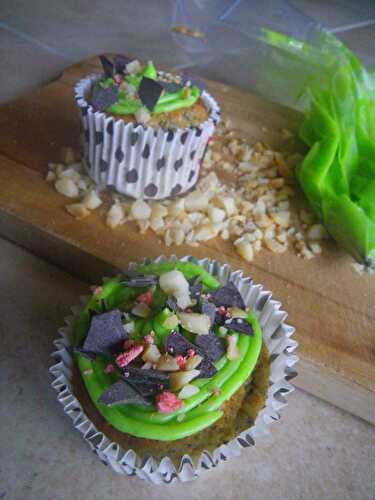 Cupcake au thé au jasmin et topping au citron vert