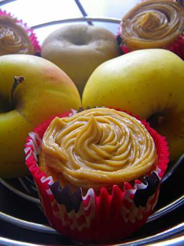 Cupcakes à la pomme, topping au speculoos