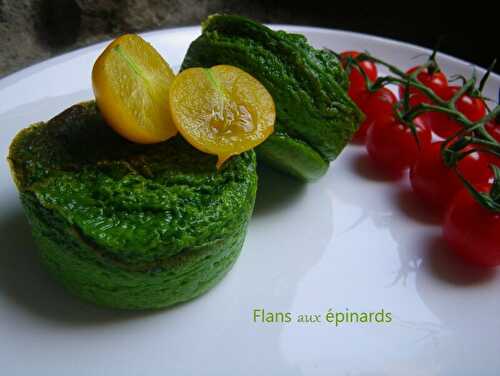 Flans aux épinards