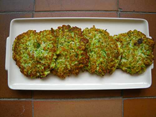 Galettes de chou fleur et brocolis