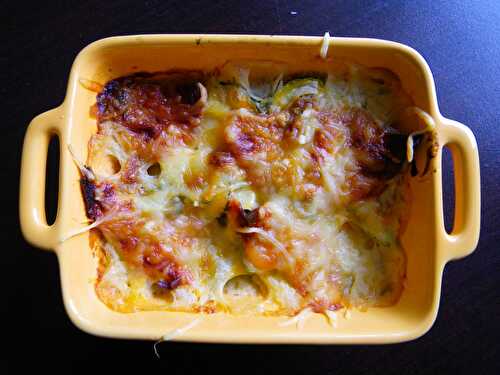 Gratin de courgettes au chorizo