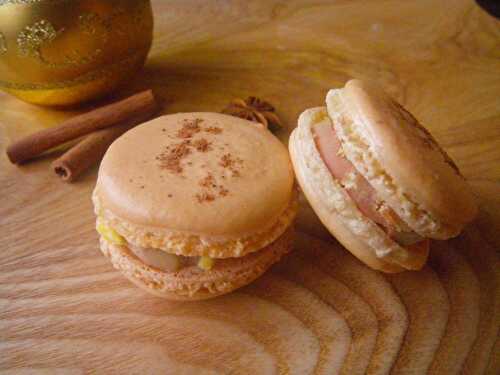 Macarons au foie gras et 4 épices