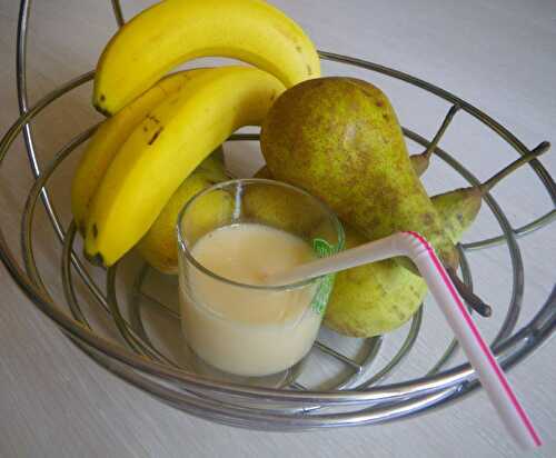 Milk shake poire-banane