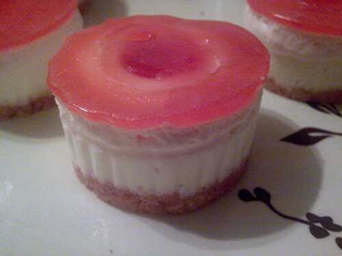 Mini bavarois vanille-fraise