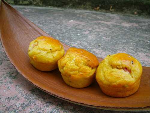 Muffins du sud aux olives et à la pancetta