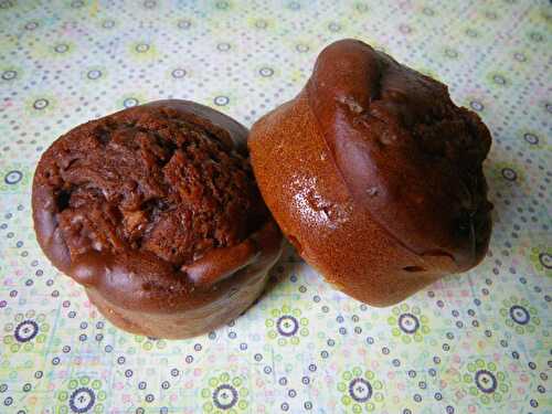 Muffins poire chocolat au fromage blanc - La ronde des délices