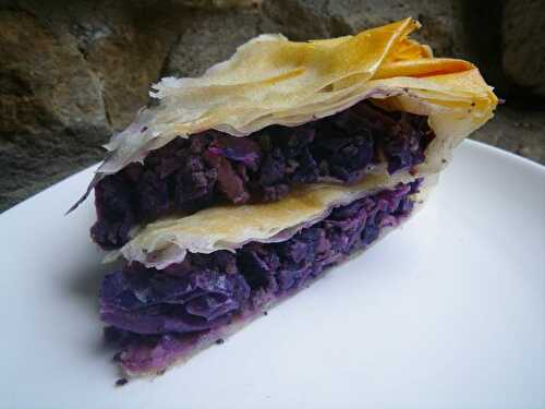 Pastilla de chou rouge au boeuf