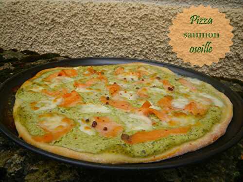 Pizza saumon oseille