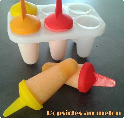 Popsicles au melon