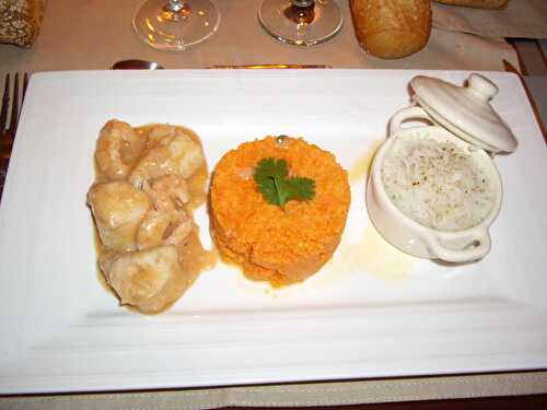 Purée de carottes à l'orange