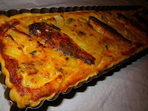 Quiche fenouil et sardines à la tomate