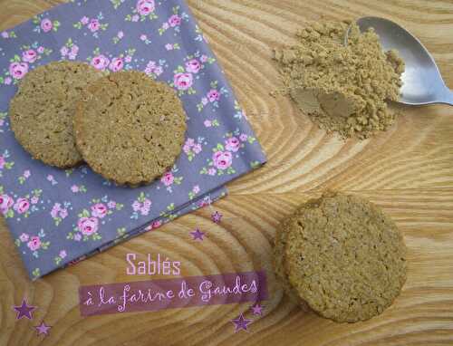 Sablés à la farine de Gaudes - La ronde des délices