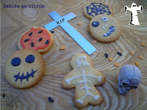 Sablés d'Halloween au citron