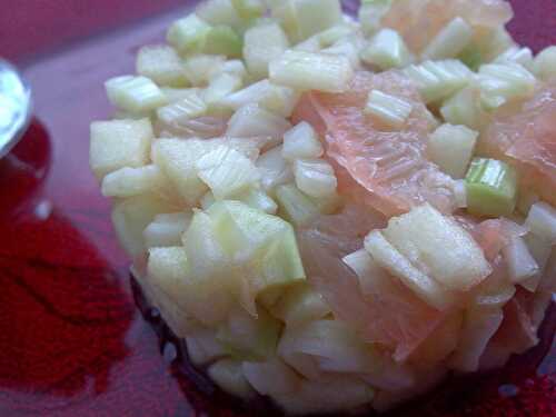 Salade de fenouil au pamplemousse