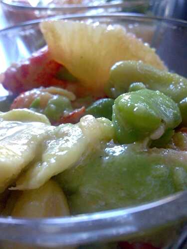 Salade de fèves rafraîchissante
