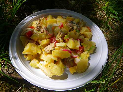 Salade de pommes de terre aux maquereaux