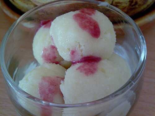 Sorbet à la rhubarbe