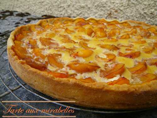 Tarte aux mirabelles