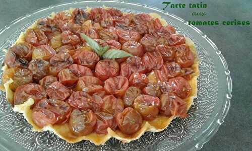 Tarte tatin aux tomates cerises