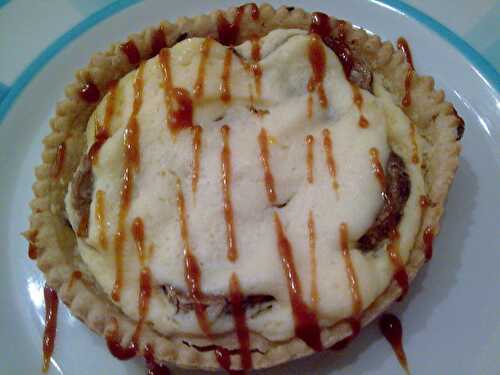 Tartelettes banane ricotta et son nappage caramel au beurre salé