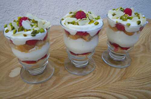 Tiramisu framboises et jasmin