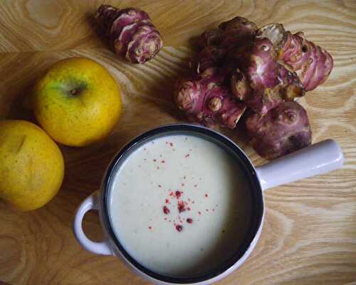 Velouté de topinambours aux pommes