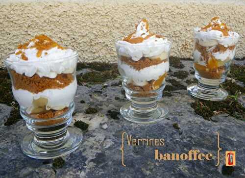 Verrines façon banoffee