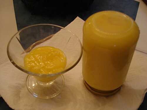 Lemon curd ou confiture de citron au beurre !