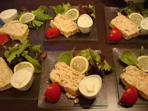 Terrine aux deux saumons et lait de coco