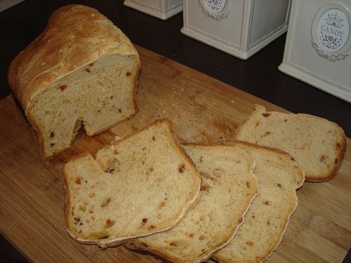 Pain ciabatta aux tomates séchées