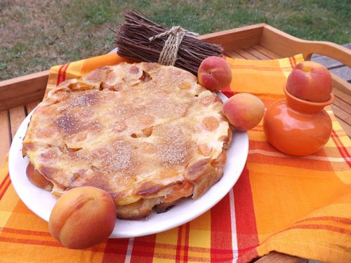 Gourmandise aux abricots, entre tatin et clafoutis !!!!!!!