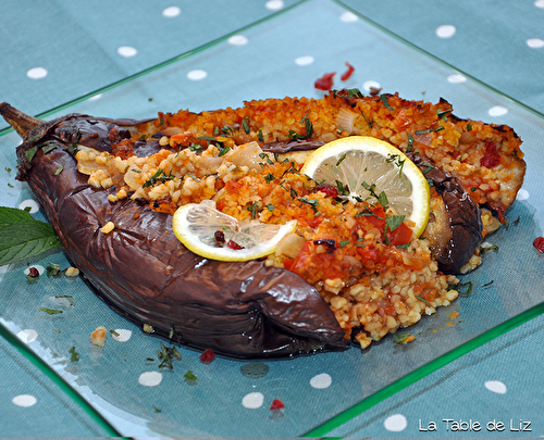 Aubergines au boulgour gourmand