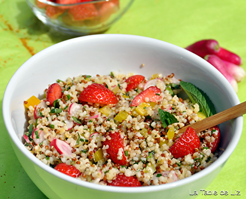 Taboulet de quinoa aux herbes du jardin