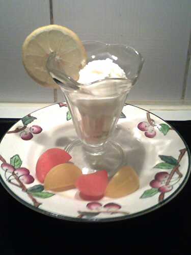 GLACE AU YAOURT, PARFUM CITRON