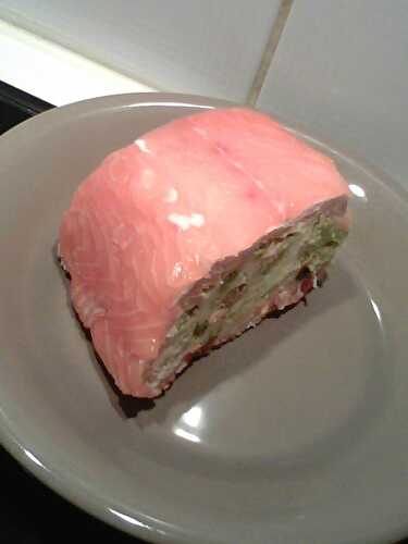 TERRINE AUX DEUX SAUMONS ET AVOCAT