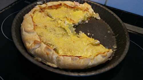 TARTE AUX COURGETTES ET FROMAGE BLANC