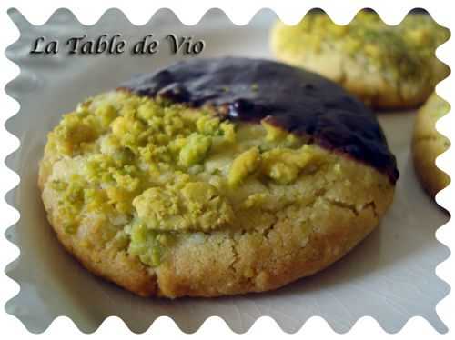 Biscuits choco-pistache - La table de Vio