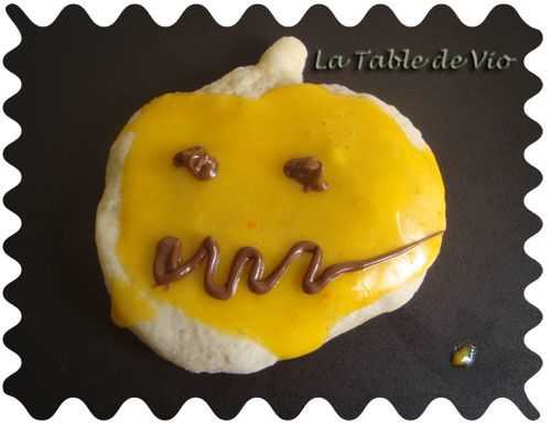 Biscuits citrouille d'Halloween