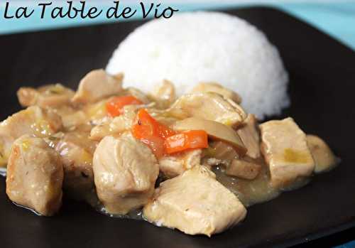 Blanquette de poulet (Cookéo)