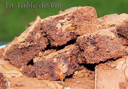Brownie aux Mars - La table de Vio