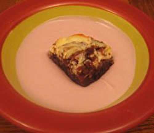 Brownies au fromage blanc - La table de Vio