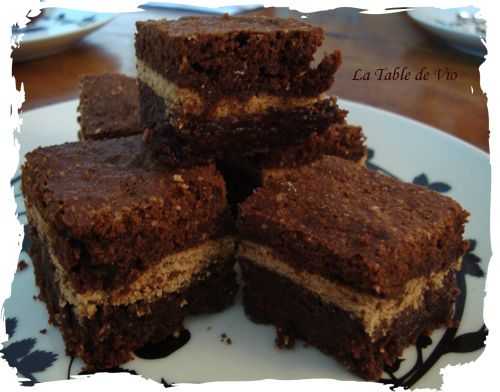 Brownies aux petits beurres - La table de Vio