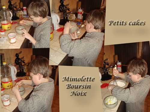 Cake boursin mimolette et noix - La table de Vio