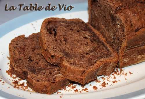 Cake chocolat mascarpone - La table de Vio