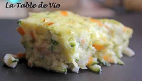 Cake de courgettes au surimi